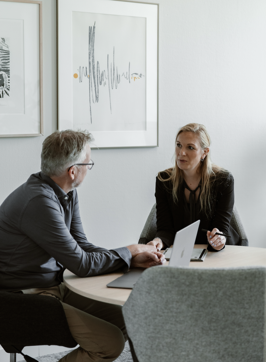 Two people meeting 2