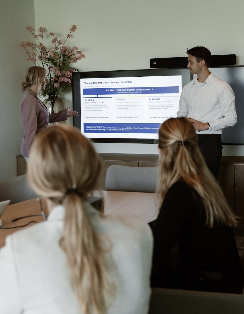 Group of colleagues meeting