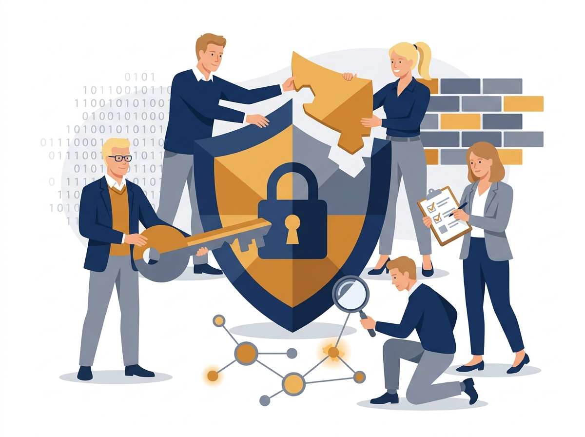 Afbeelding van cybersecurity processen